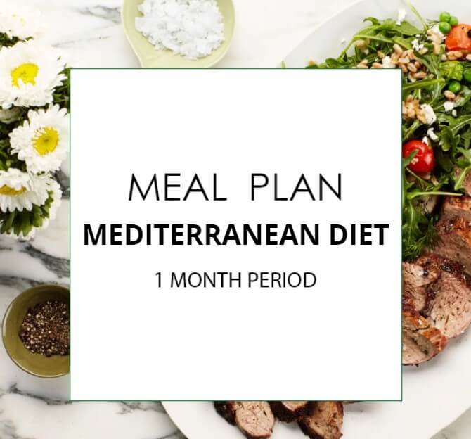 MEDITERRANEAN DIET – MEAL PLAN FOR 1 MONTH